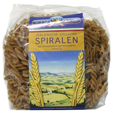 Spirale italiene din grau dur integral ECO 500 g - Bioking