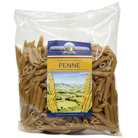 Penne italiene din grau dur integral ECO 500 g - Bioking