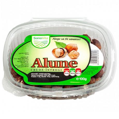 Alune crude intregi 100 g - Sano Vita