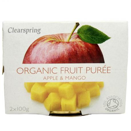 Piure de mere si mango ECO 2 x 100 g - Clearspring