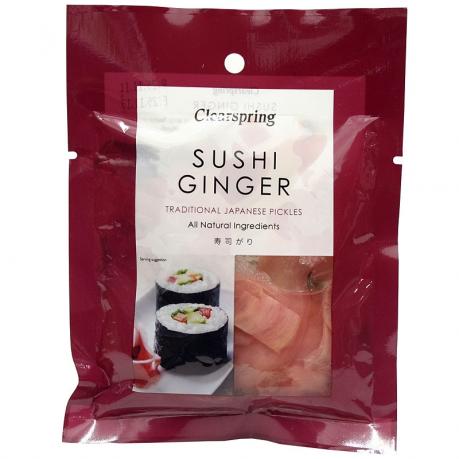 Ghimbir pentru sushi 105 g net (50 g uscat) - Clearspring