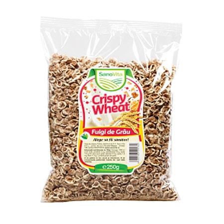 Fulgi de grau Crispy Wheat 250 g - Sano Vita