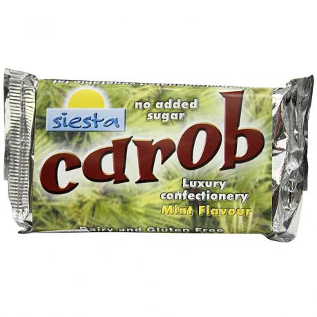 Baton cu carob si aroma de menta 50 g - Siesta