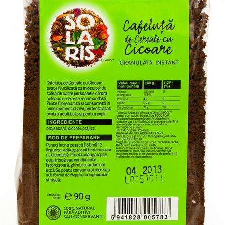 Cafeluta de cereale cu cicoare granulata instant 90 g1