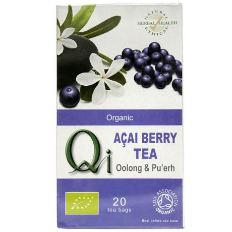 Ceai Oolong cu fructe Acai ECO 20 pliculete (32 g) - Qi