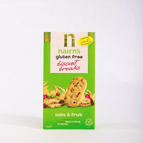 Biscuiti de ovaz cu fructe fara gluten 160 g - Nairn's