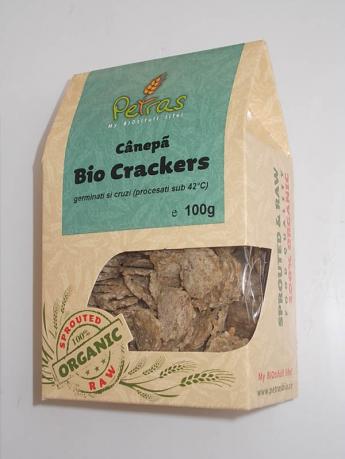 Crackers cu canepa ECO 100 g - Petras