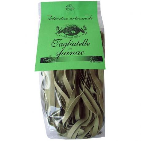 Paste fainoase din grau dur cu spanac tagliatelle eco 250 g - Petras