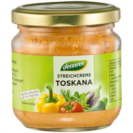 Crema tartinabila cu legume ECO Toskana 180 g - Dennree