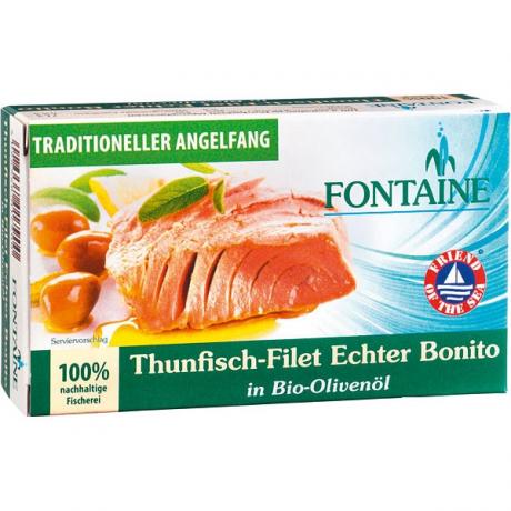 File de ton in ulei bio de masline 120 g - Fontaine