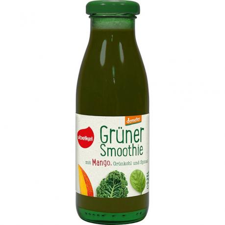 Smoothie verde cu mango, varza kale si spanac ECO 250 ml - Voelkel