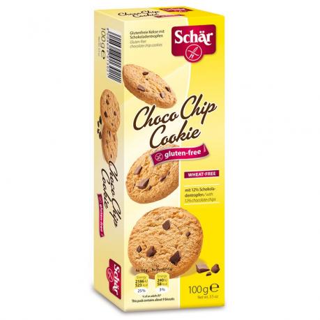 Choco Chip Cookies - biscuiti fara gluten cu fulgi de ciocolata 100 g - Schar