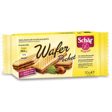 Wafer pocket - Napolitane cu crema de alune 50 g - Schar