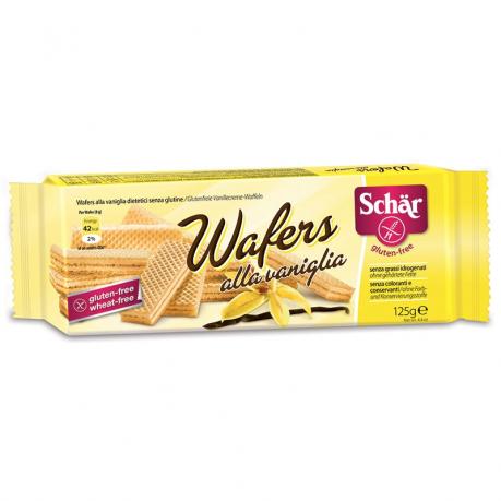 Napolitane cu vanilie, fara gluten, 125 g, - Schar