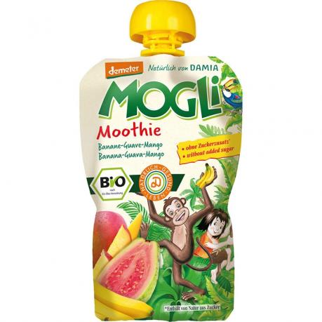 Smoothie cu banane, guava si mango ECO 100 g - Mogli