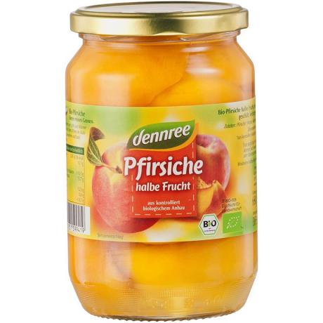 Compot de piersici ECO 680 g - Dennree