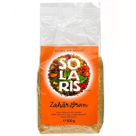 Zahar brun nerafinat 500 g - Solaris