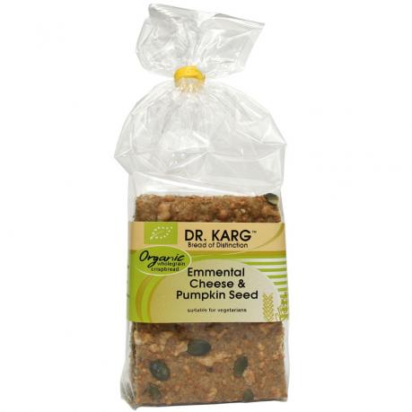 Crackers cu branza Emmental si seminte de dovleac ECO 200 g - Dr. Karg