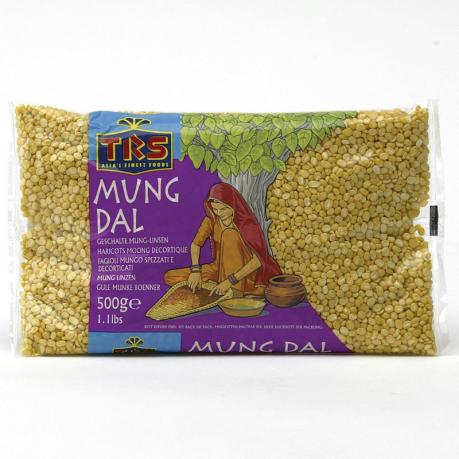 Mung Dal - Fasole Mung  decorticata 500 g - TRS