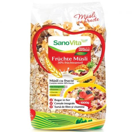 Musli cu fructe 1 kg - Sano Vita