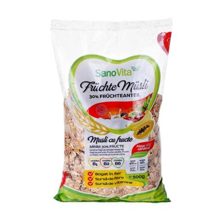 Musli cu fructe 500 g - Sano Vita