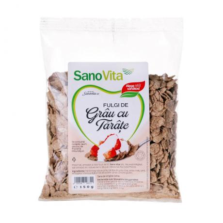 Fulgi de grau cu tarate 150 g - Sano Vita