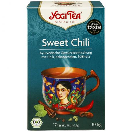 Ceai Sweet chili ECO 30,6 g (17 pliculete x 1.8 g) - Yogi Tea