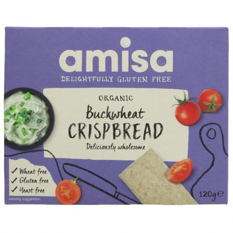 Paine crocanta din faina de hrisca fara gluten ECO 150 g - Amisa