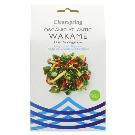 Alge marine uscate Wakame 25 g ECO - Clearspring