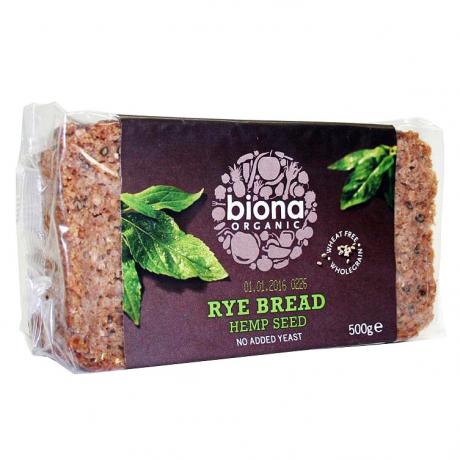 Paine de secara cu seminte de canepa obtinuta dupa procedeul Sourdough ECO 500 g - Biona