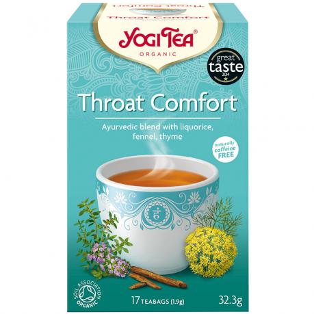 Ceai cu lemn dulce, fenicul si cimbru (Throat Comfort) ECO 32.3 g (17 pliculete) - Yogi Tea