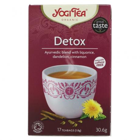 Ceai Detox cu lemn dulce, papadie si scortisoara ECO 17 pliculete (30.6 g) - Yogi Tea