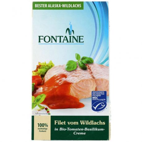 File de somon salbatic in sos de rosii cu busuioc 200 g - Fontaine