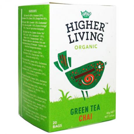 Ceai verde ECO 40 g (20 pliculete) - Higher Living