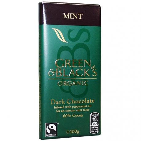 Ciocolata neagra si aroma de menta ECO 100 g - Green & Black's