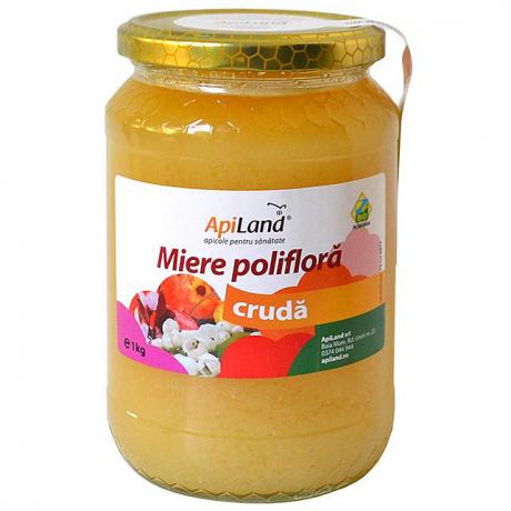 Miere poliflora cruda ECO 1 kg - Apiland