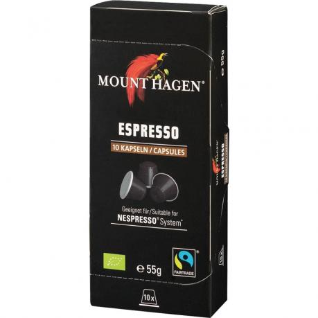 Cafea espresso ECO (10 capsule) 55 g - Mount Hagen