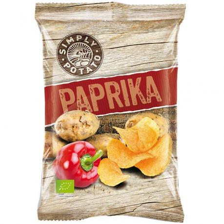 Chipsuri de cartofi cu paprika ECO 100 g - Simply Patato