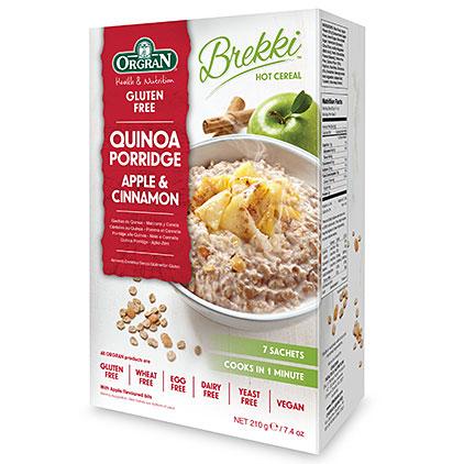 Terci cu quinoa, mar si scortisoara 210 g - Orgran