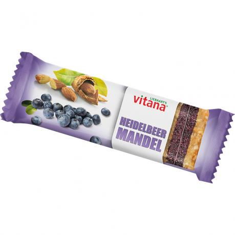 Baton din fructe cu afine si migdale ECO 60 g - Vitana