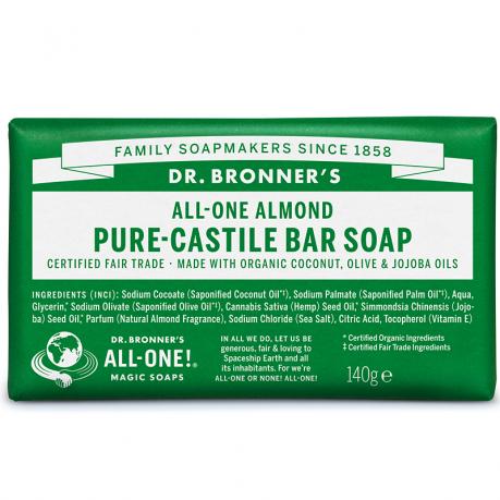 Sapun solid de Castilia -  Migdale 140 g - Dr. Bronner's