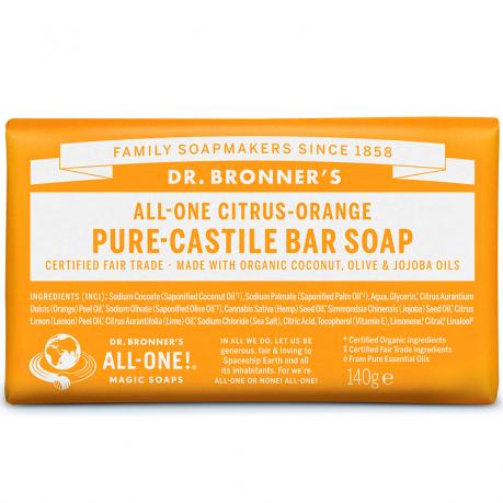 Sapun solid de Castilia -  Citrice 140 g - Dr. Bronner's