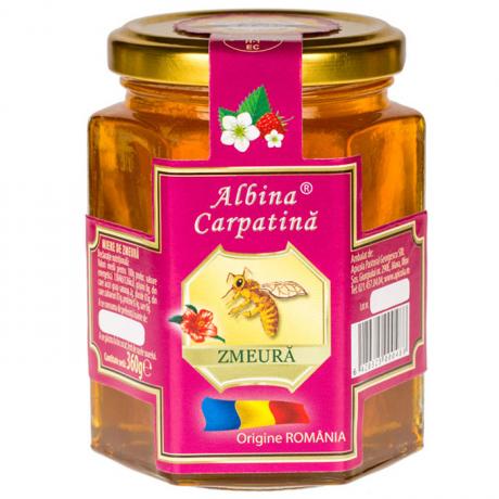 Miere de zmeura premium 360 g - Albina Carpatina