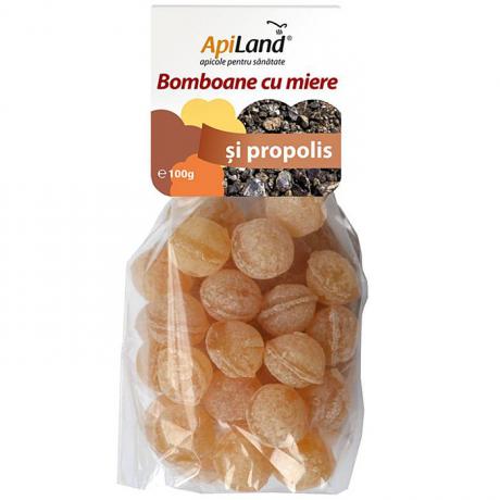 Bomboane cu miere si propolis 100 g - Apiland