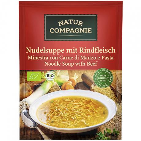 Supa cu taitei cu carne de vita  ECO 40 g - Natur Compagnie