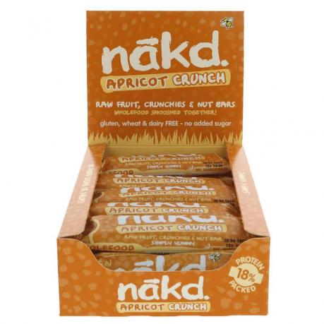 Baton cu proteina de soia si caise 30 g - Nakd