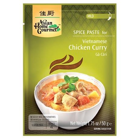 Pasta condimentata pentru curry de pui vietnamez 50 g - Asian Home Gourmet