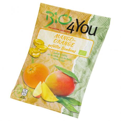 Bomboane cu mango si portocala ECO 75 g - Bio4you