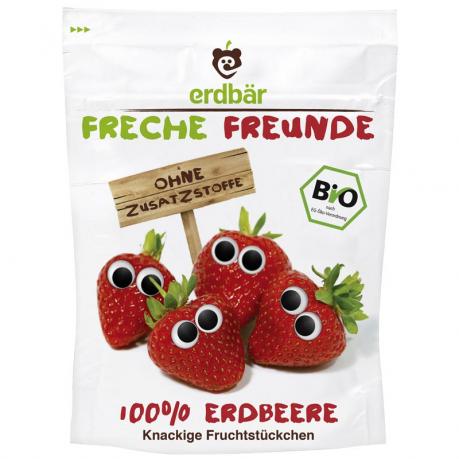 Capsuni liofilizate ECO 12 g - erdbär Freche Freunde