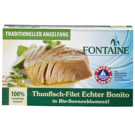 File de ton in ulei ECO de floarea soarelui 120 g - Fontaine